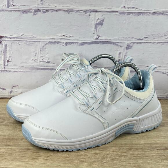 Orthofeet Talya 742 White Comfort Sneakers Women's 9 Wide Nursing Slip Resistant - Picture 3 of 8